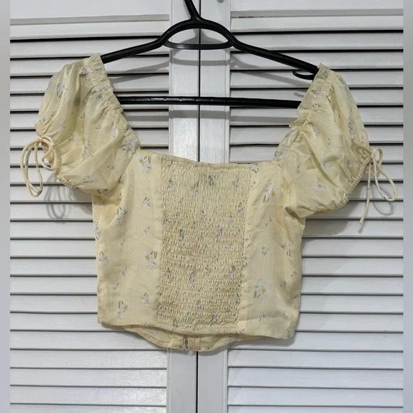 PRINCESS POLLY ALLYSON TOP YELLOW - Picture 11 of 11